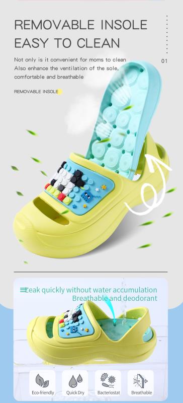 Kids Art Slippers - Kids’ DIY Puzzle Sandals (6790357418018)