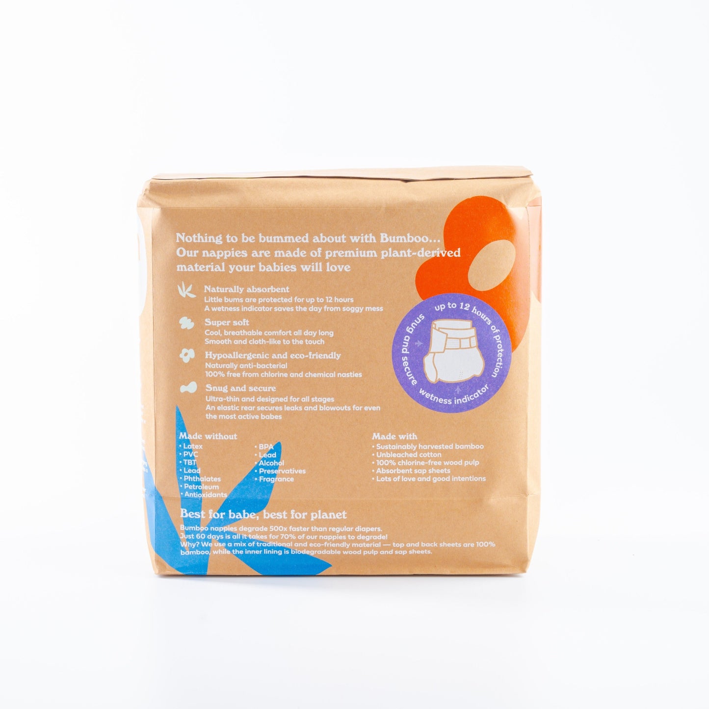 Bumboo - Biodegradable Bamboo Nappies (Small 36pcs) (6788494196770)