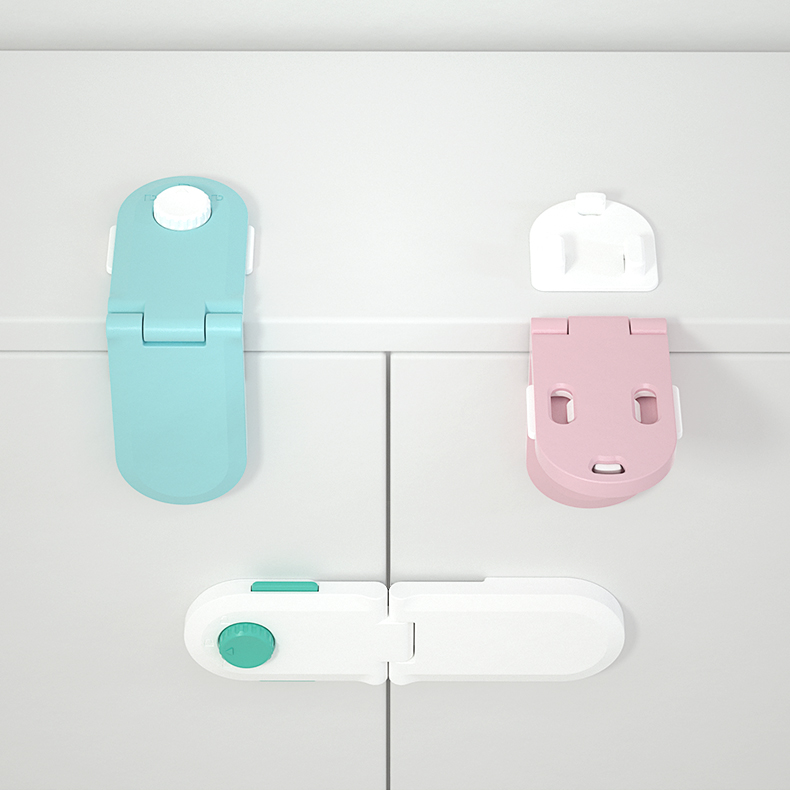 Baboo Basix - KUB Right Angle Baby Safety Locks (6541103300642)
