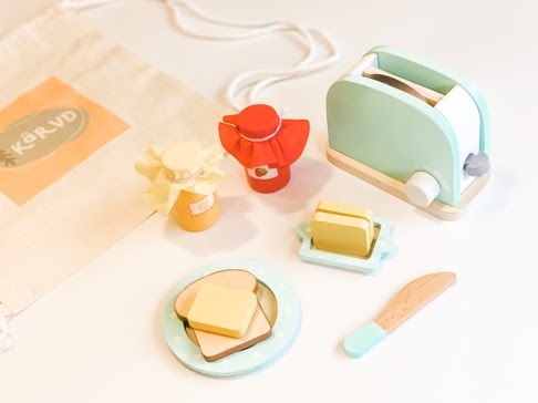 Kärvd MNL - Wooden Toaster Play Set (4820458373154)