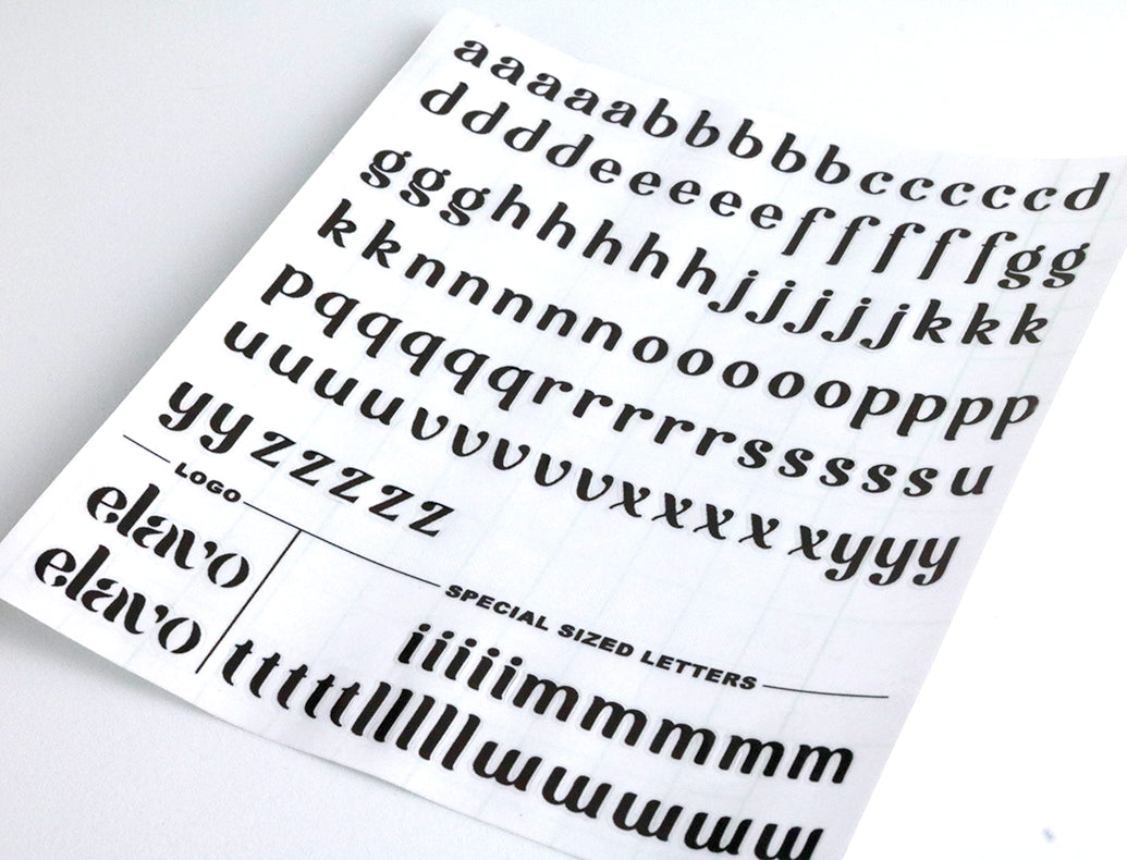 Elavo - Letters Stickers (4625644584994)