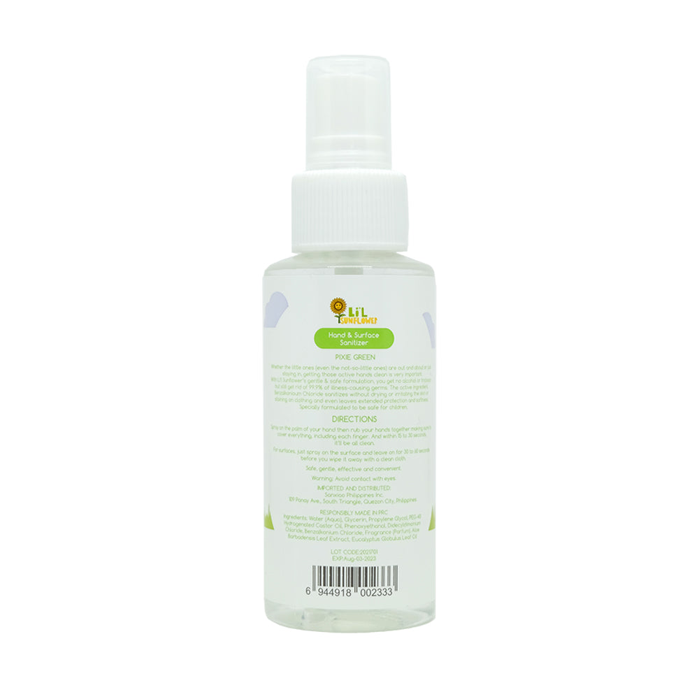 Li'l Sunflower - Hand and Surface Sanitizer Pixie Green (6537696870434)