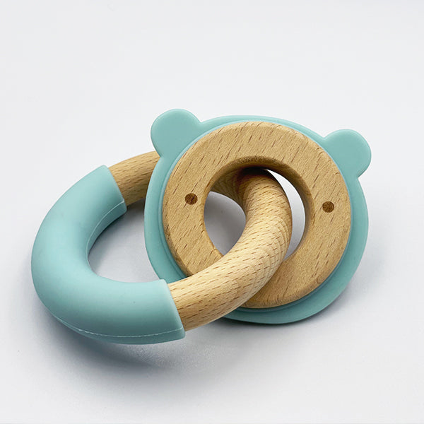 Hugo Happy Home - Little Rawr Disc and Ring Teether (4860817965090)