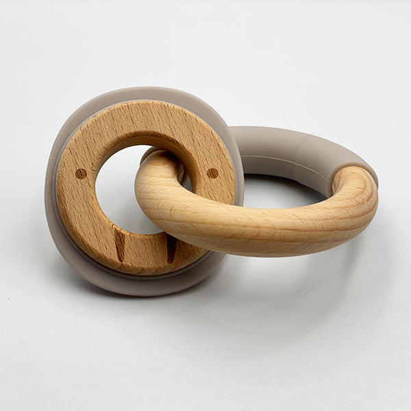 Hugo Happy Home - Little Rawr Disc and Ring Teether (4860817965090)