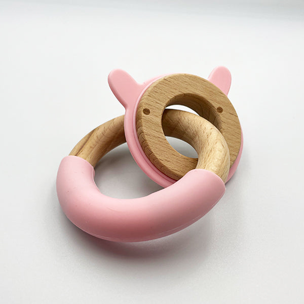Hugo Happy Home - Little Rawr Disc and Ring Teether (4860817965090)