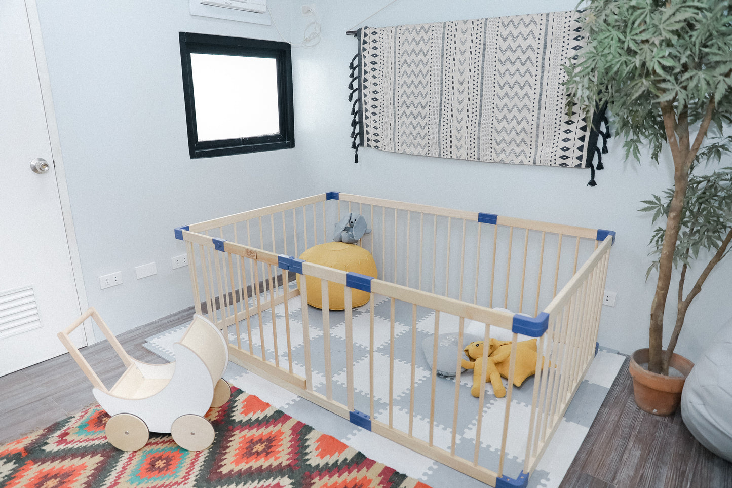 Booboo Proof Play - Wooden Playpen (4513126023202)