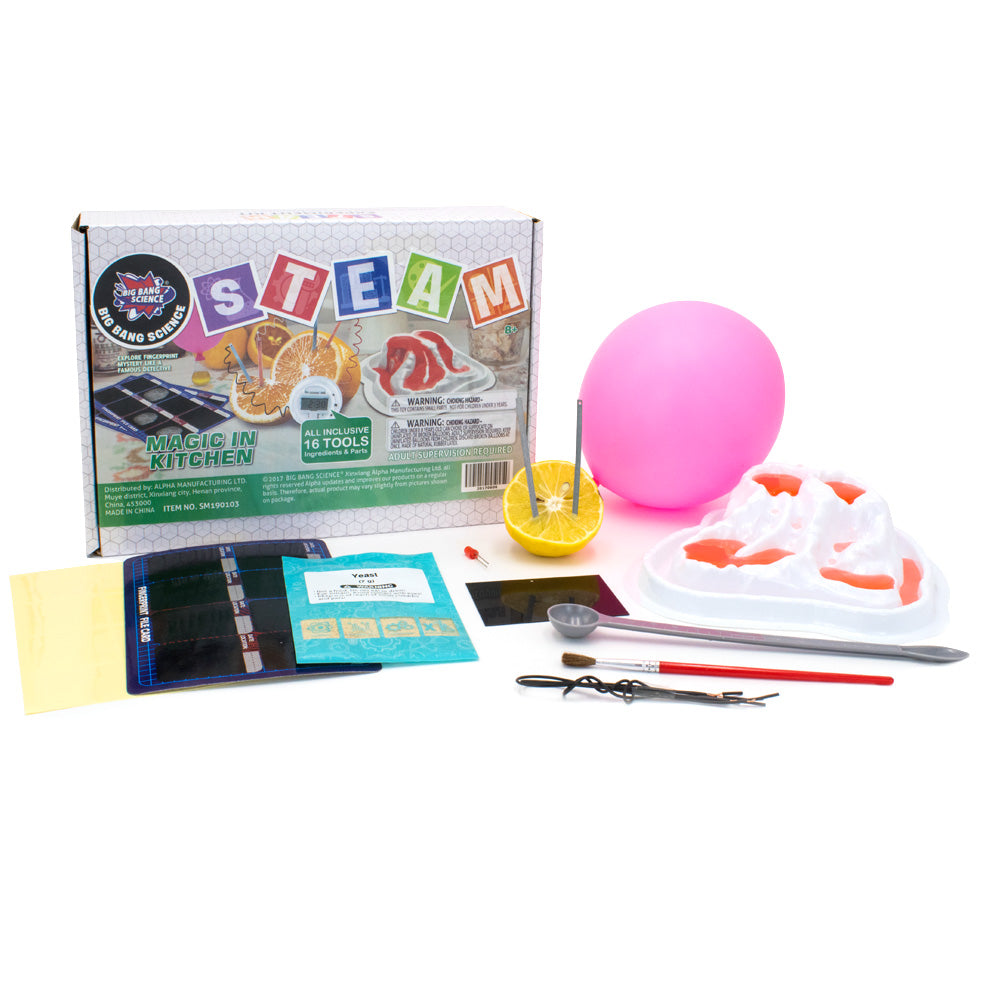 Hello Happy Nina - Big Bang Science STEAM Experiment Kit (Magic In Kitchen) (4828421062690)