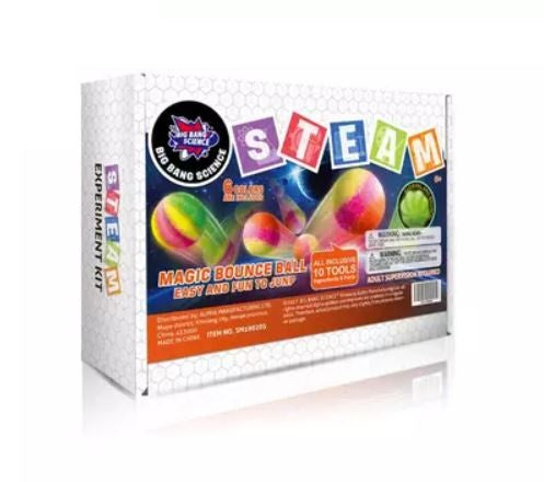 Hello Happy Nina - Big Bang Science STEAM Experiment Kit (Magic Bounce Ball) (4828421292066)
