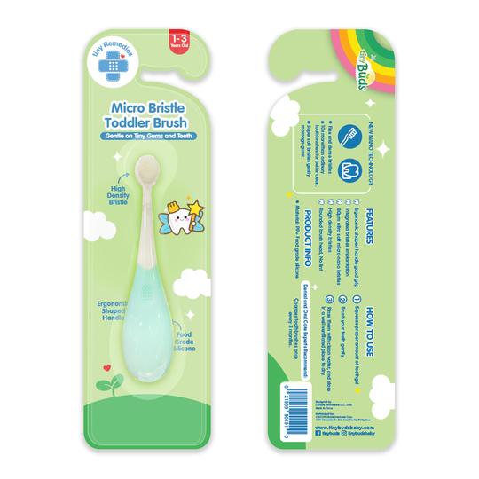 Tiny Buds - Micro Bristle Toddler Brush (1-3 Yrs Old) (6819818045474)