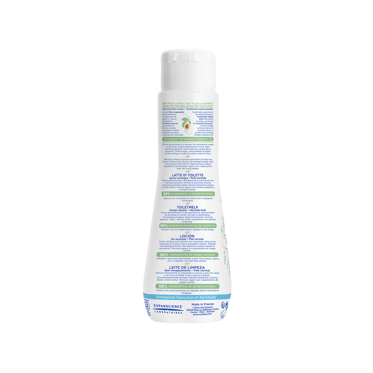 Mustela No Rinse Cleansing Milk 200ml Momzilla PH