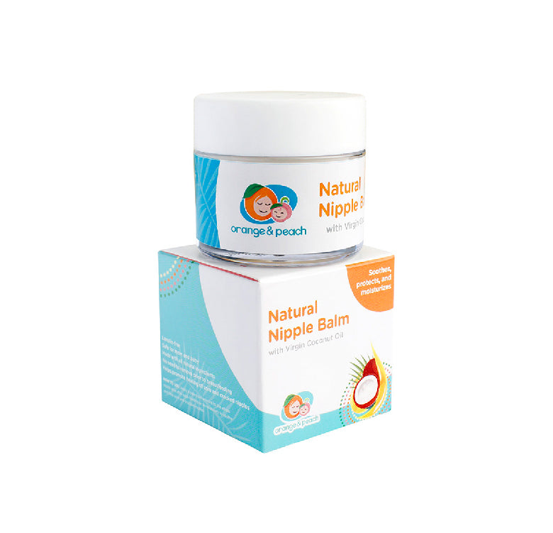 Orange and Peach - Natural Nipple Balm (4604955885602)