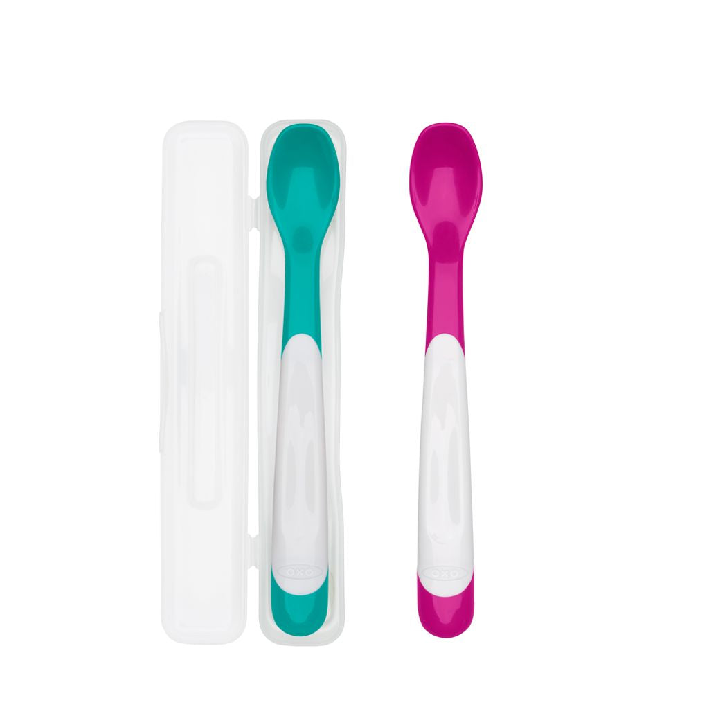 OXO Tot - On The Go Plastic Feeding Spoon (6946510209058)