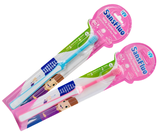 SansFluo - Pen Grip Baby Toothbrush (4544978288674)