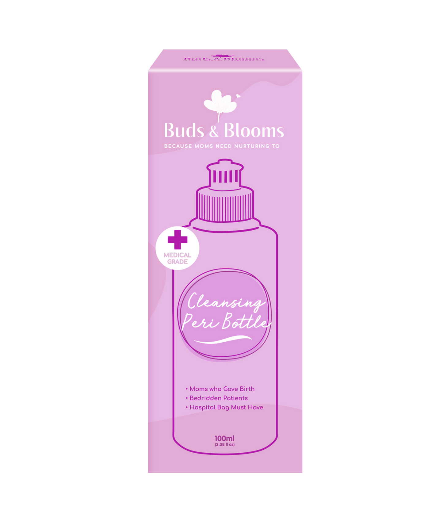 Buds and Blooms - Cleansing Peri Bottle (6543520399394)