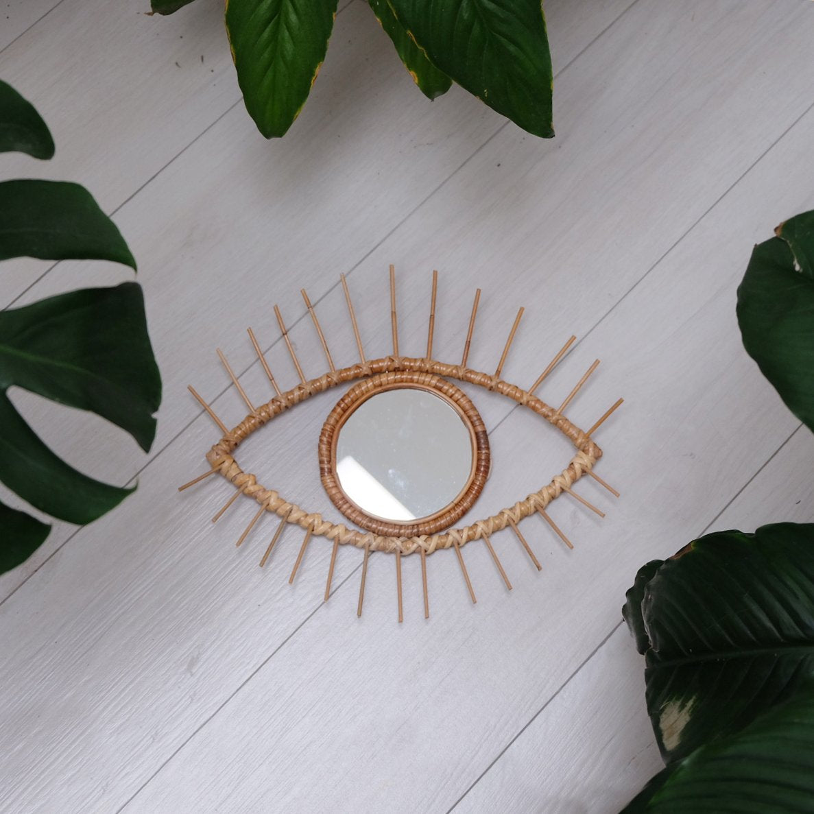 Tropical? - Rattan Mirror (6538022092834)