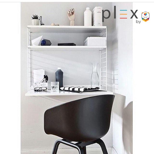 Simply Modular - Plex Work Table Desk Add-On (6544506224674)