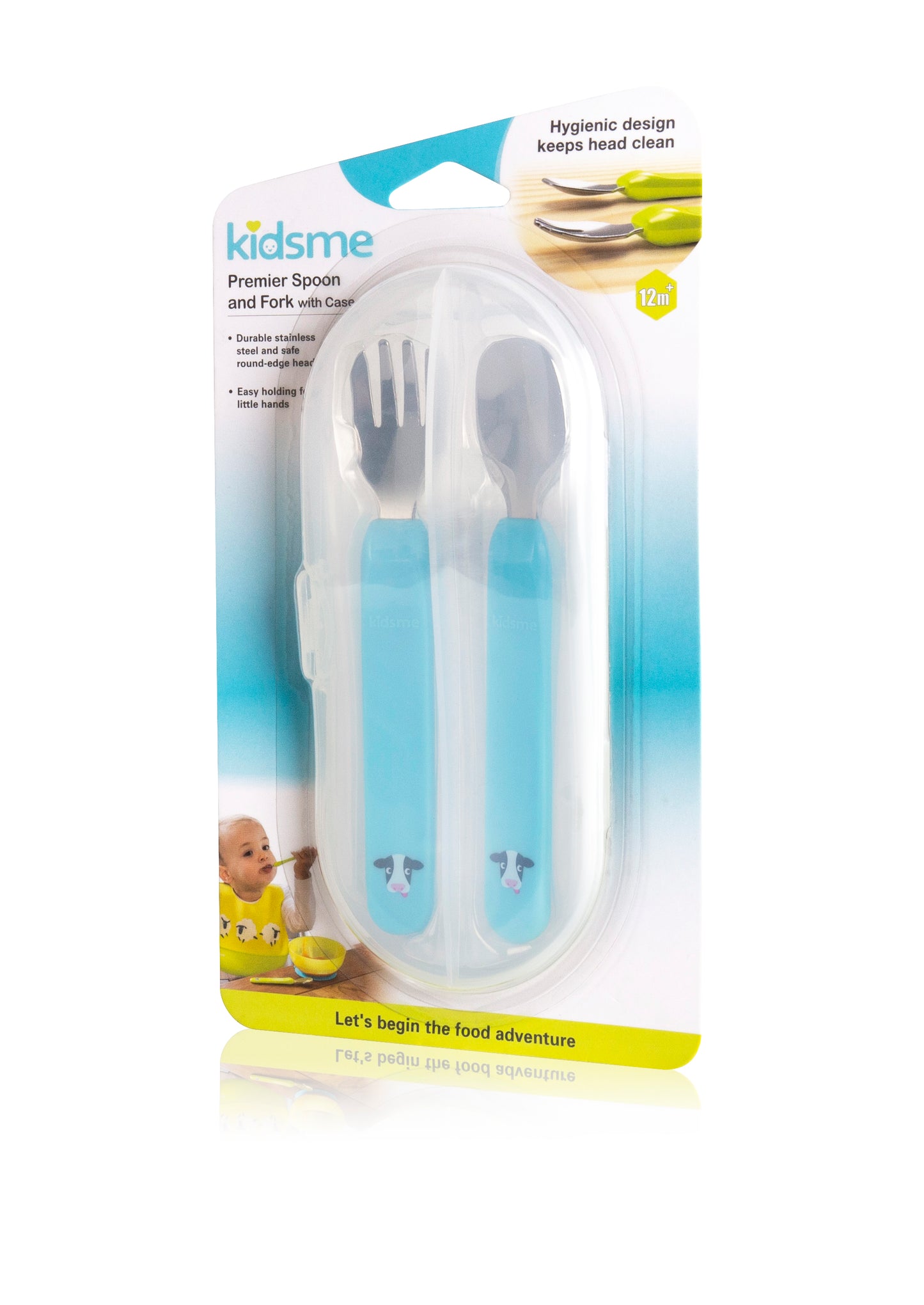 KidsMe - Premier Spoon and Fork w/ Case (4798124326946)