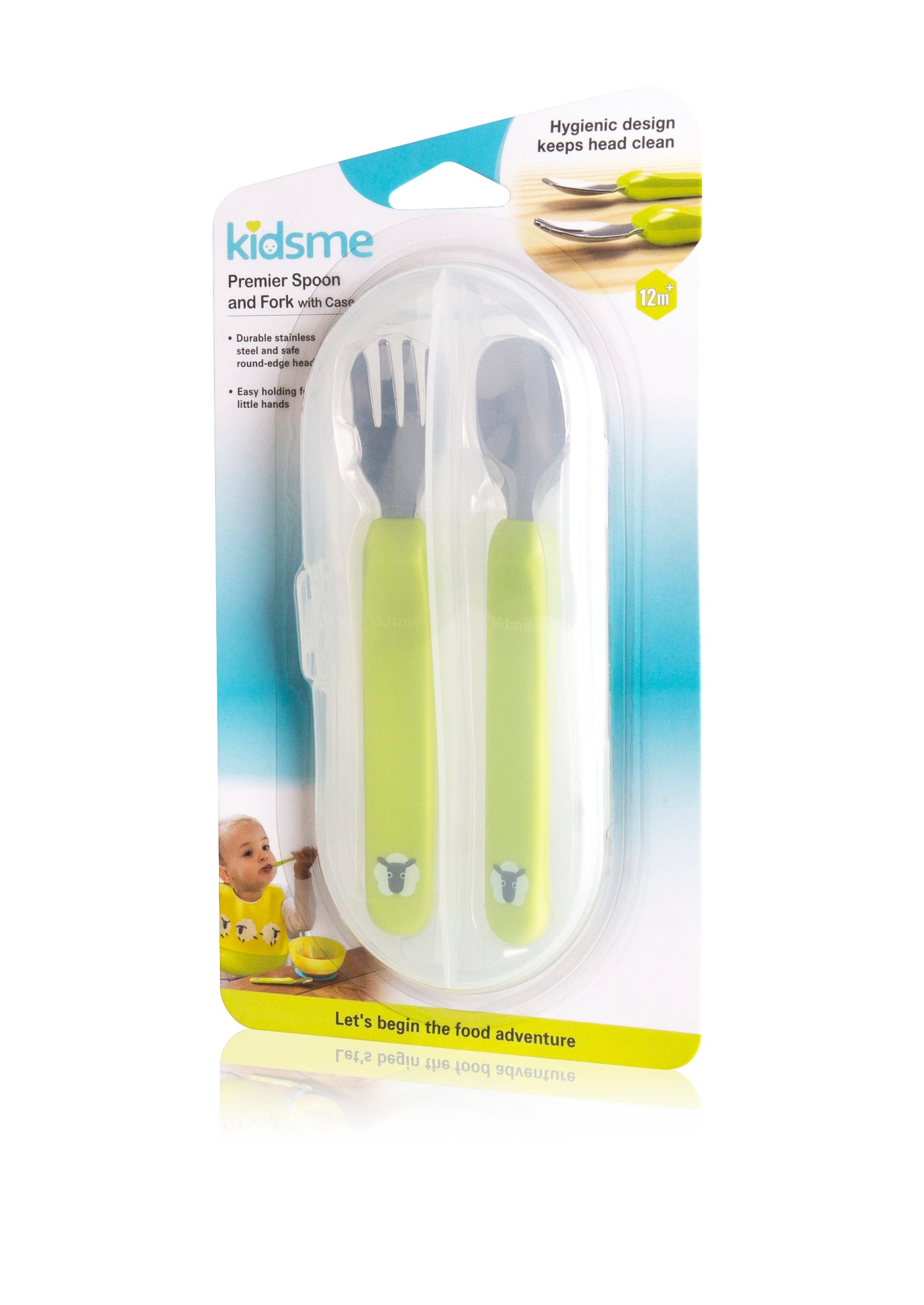 KidsMe - Premier Spoon and Fork w/ Case (4798124326946)