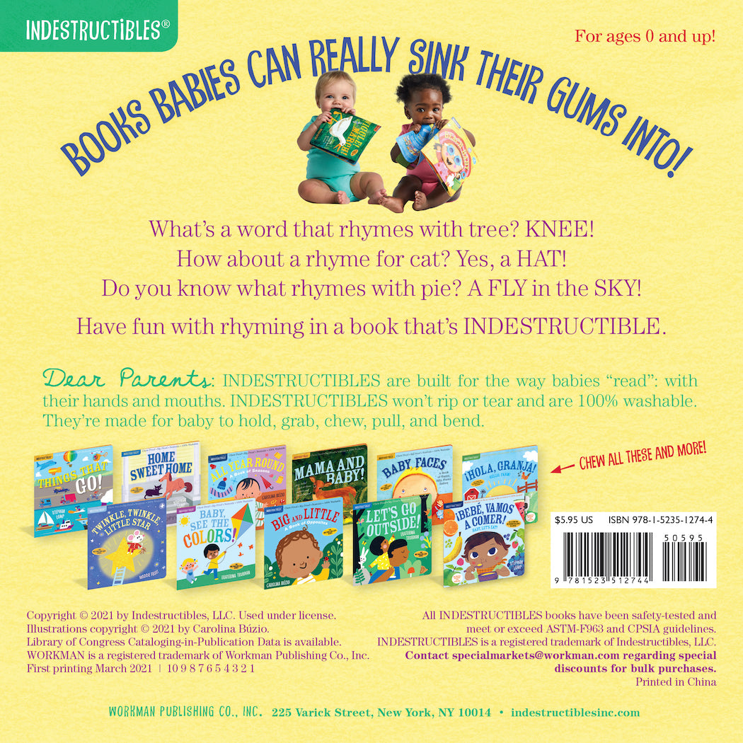 Indestructibles - Chew-proof Rip-proof Nontoxic 100% Washable Books (7072240238626)