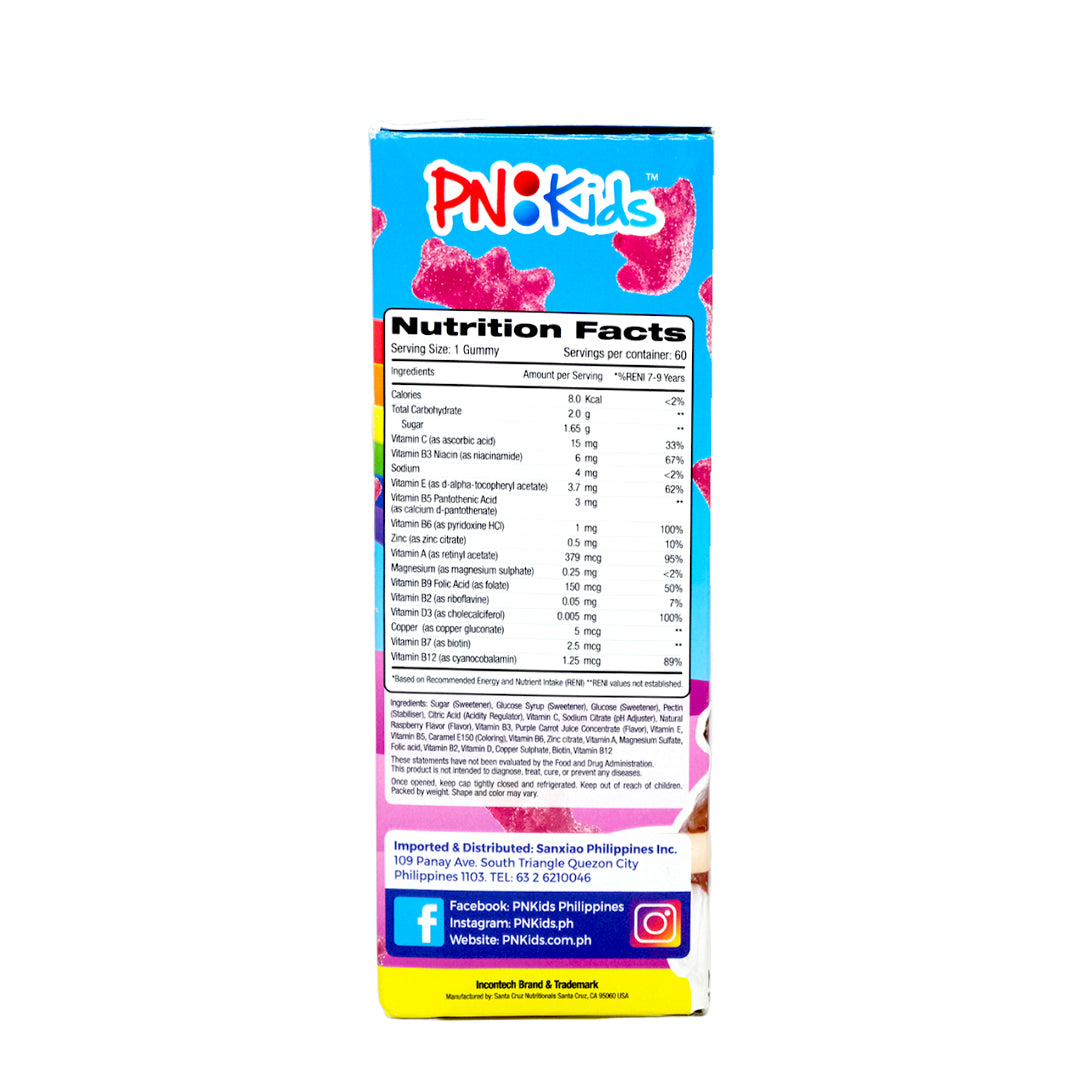 PNKids - Kids Multivitamins + Minerals Girls 60ct (7167631425570)