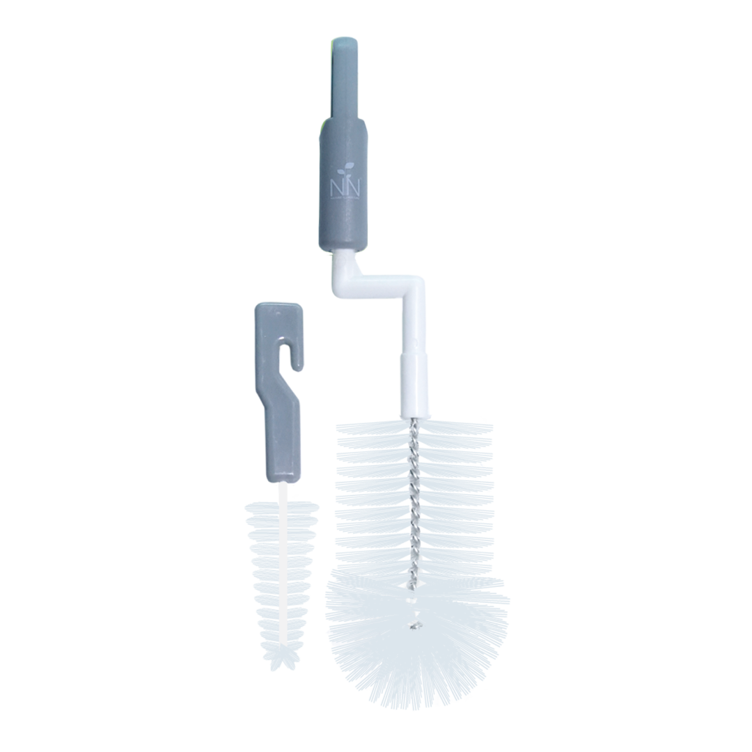 Nature to Nurture - Rotary Bottle and Nipple Brush (4564303183906)