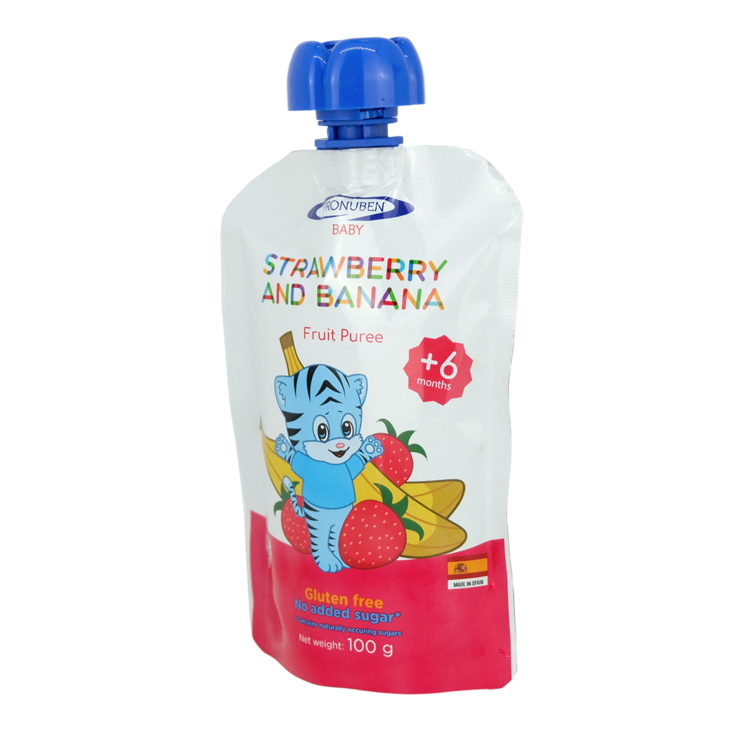 Pronuben Baby - Strawberry and Banana Puree (4539054620706)