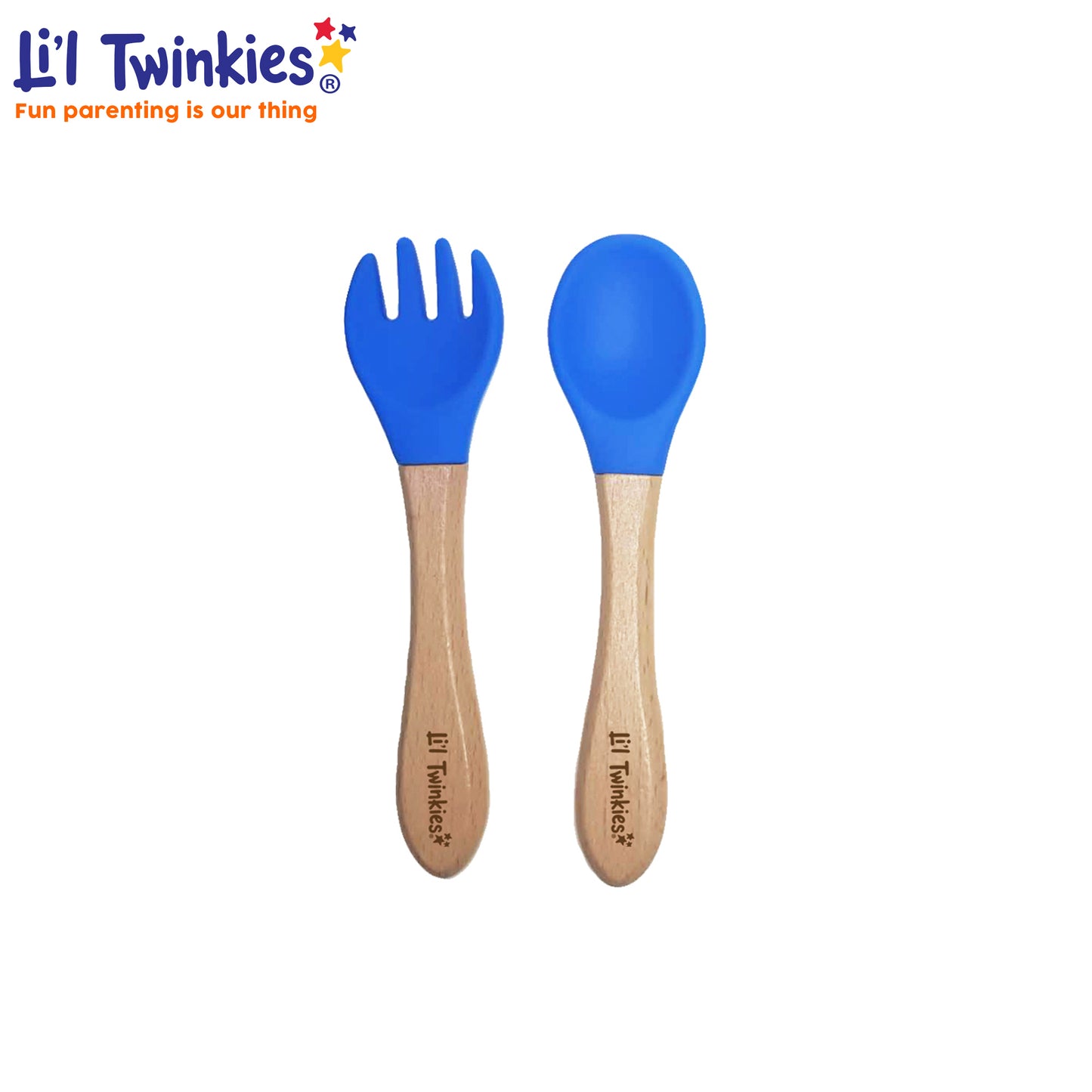 Li'l Twinkies - Train Me™ Spoon and Fork Set (4563397705762)