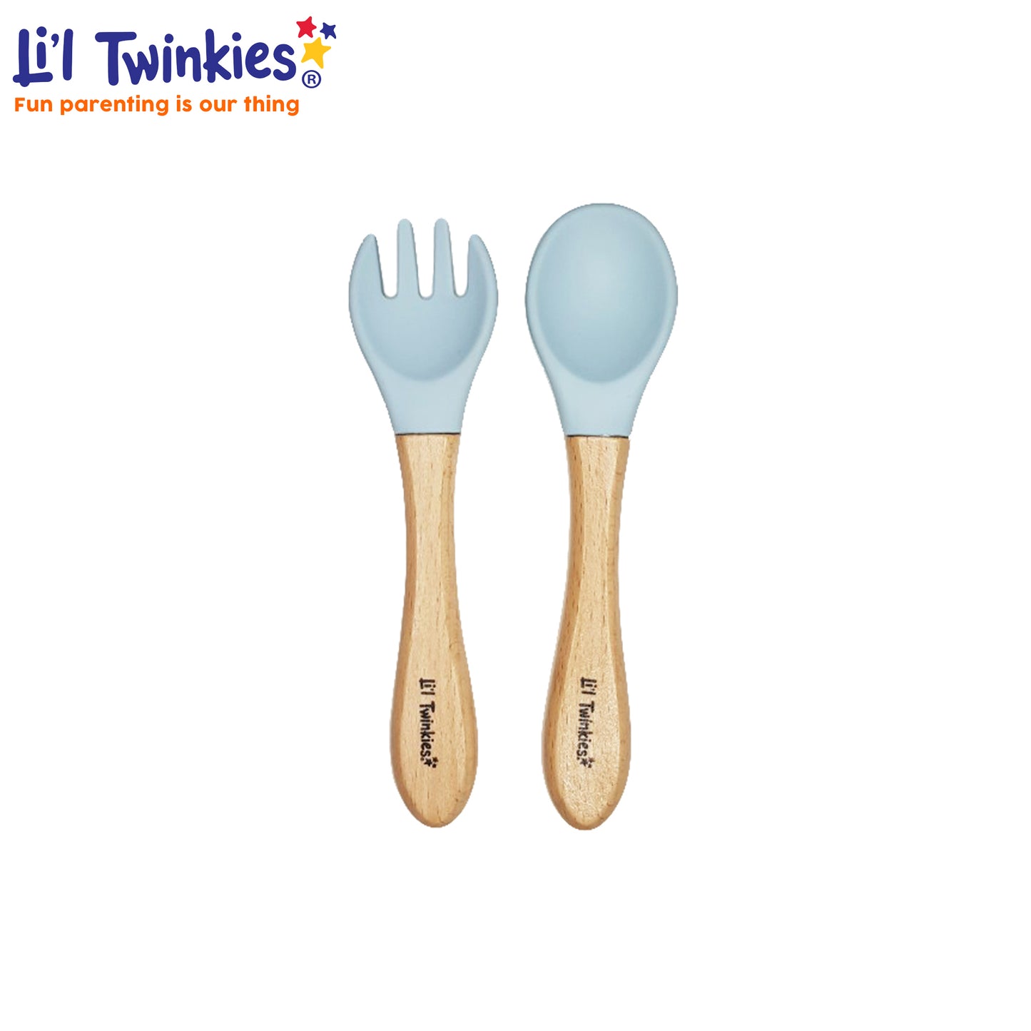 Li'l Twinkies - Train Me™ Spoon and Fork Set (4563397705762)