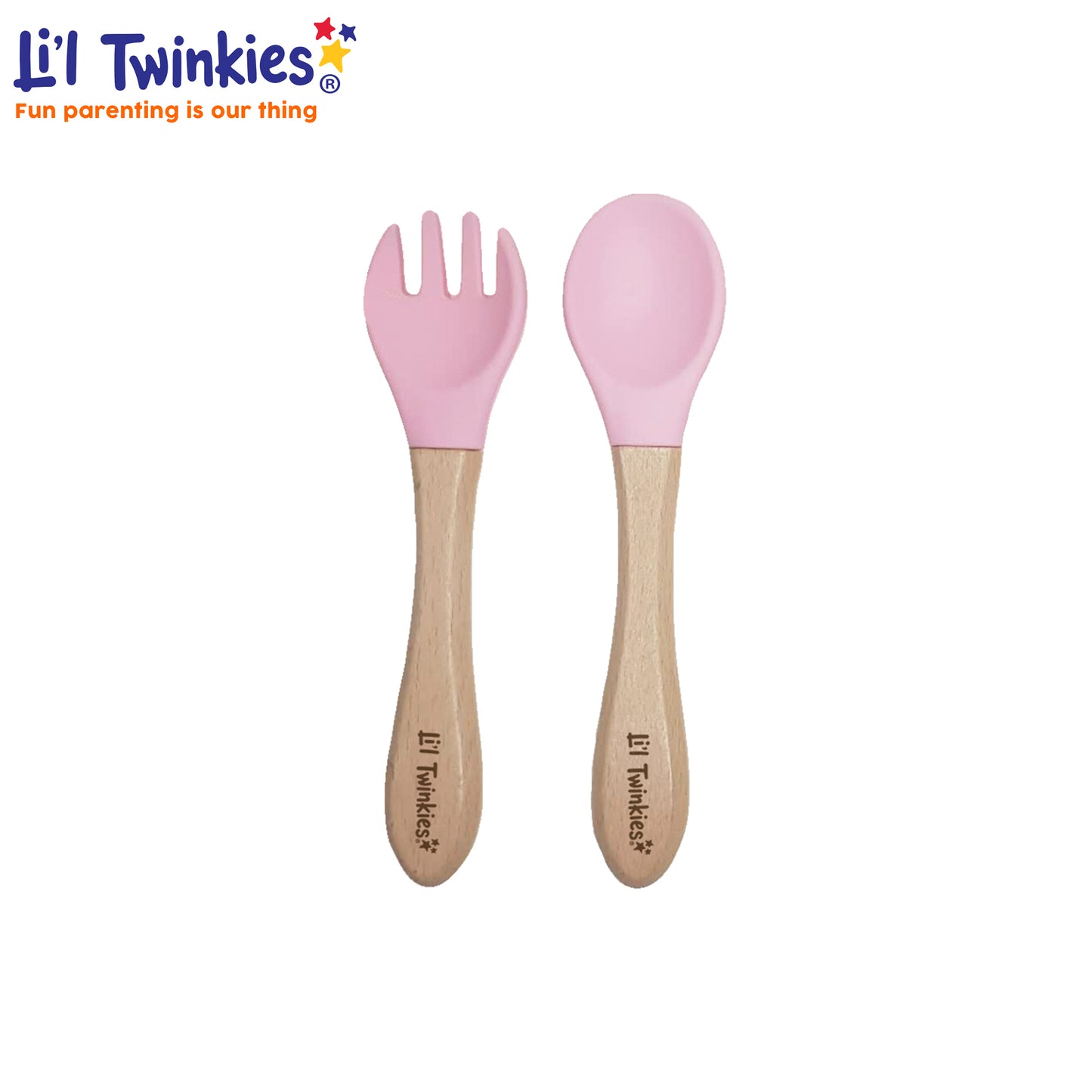 Li'l Twinkies - Train Me™ Spoon and Fork Set (4563397705762)