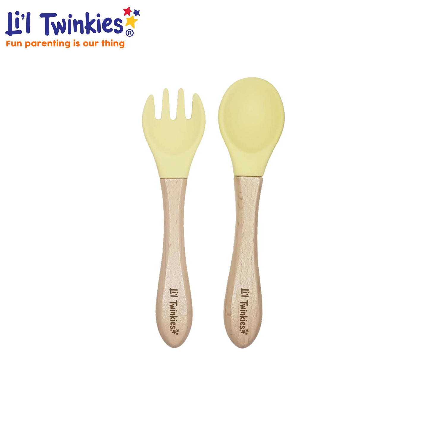 Li'l Twinkies - Train Me™ Spoon and Fork Set (4563397705762)