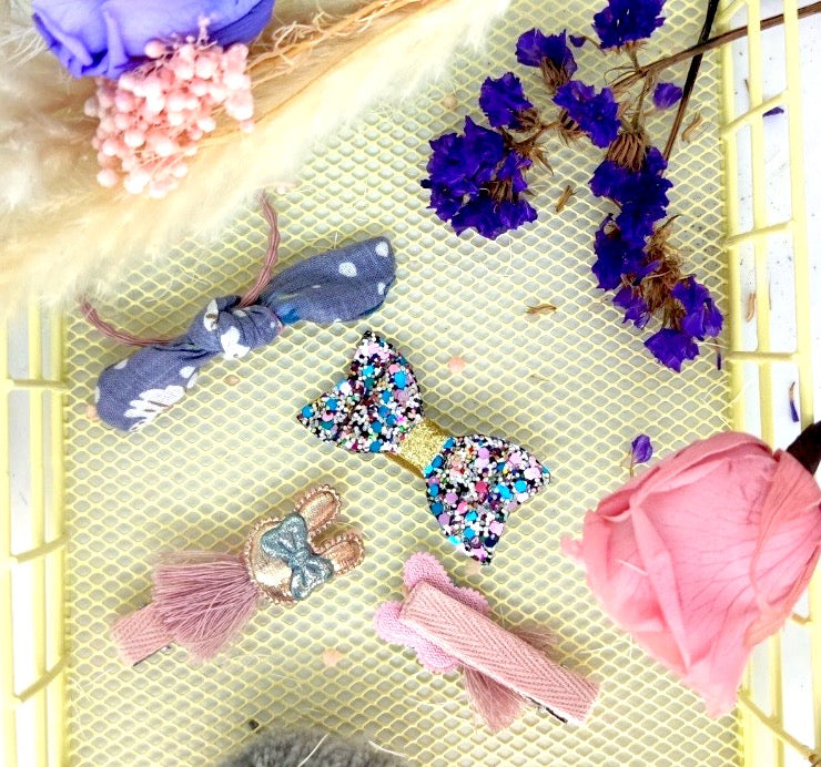 Clean Beauty Society - Sab Hair Plush Clip 3-pcs Set (6572750929954)
