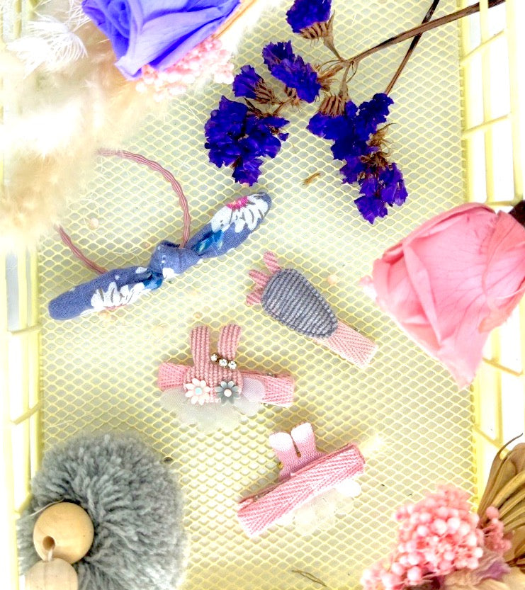 Clean Beauty Society - Sab Hair Plush Clip 3-pcs Set (6572750929954)