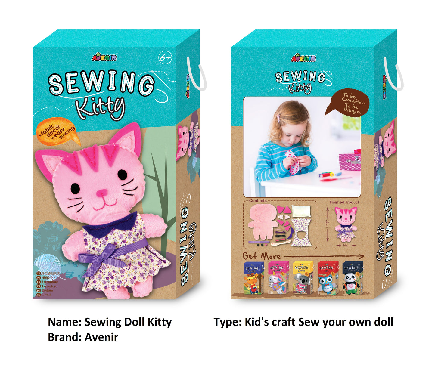 Clean Beauty Society - Avenir Sewing Doll (4532351107106)