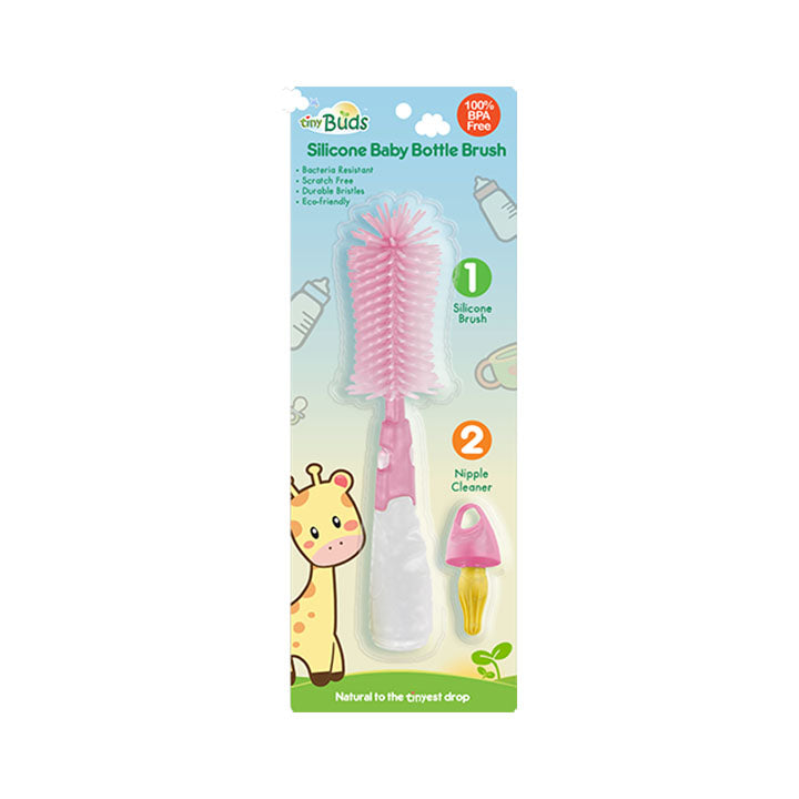 Tiny Buds - Silicone Baby Bottle Brush (4514008170530)