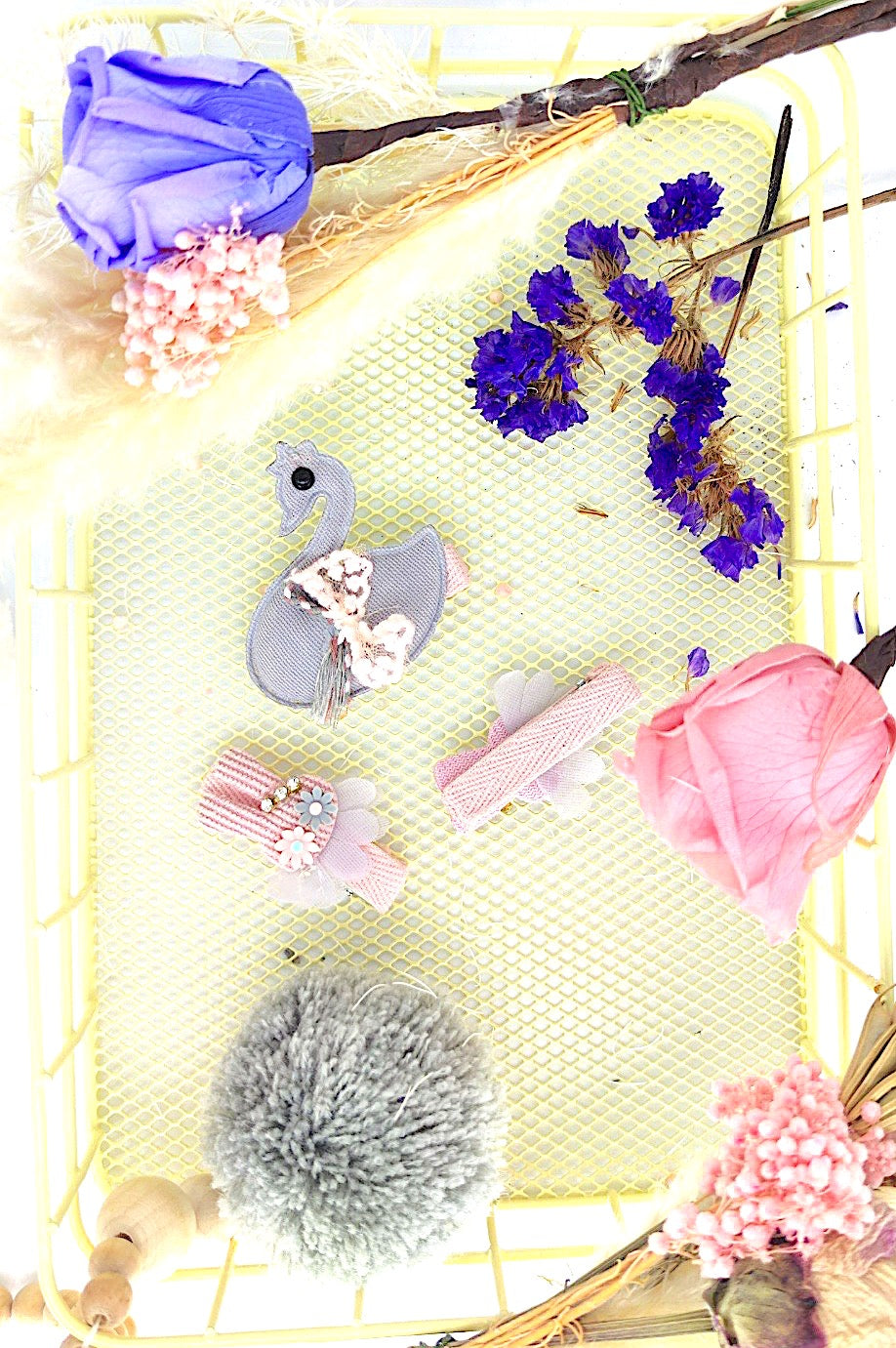 Clean Beauty Society - Sophia Hair Plush Clip 2-pcs Set (6572750897186)