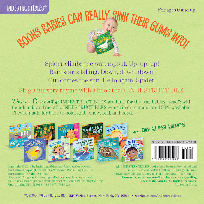 Indestructibles - Chew-proof Rip-proof Nontoxic 100% Washable Books (7072240238626)