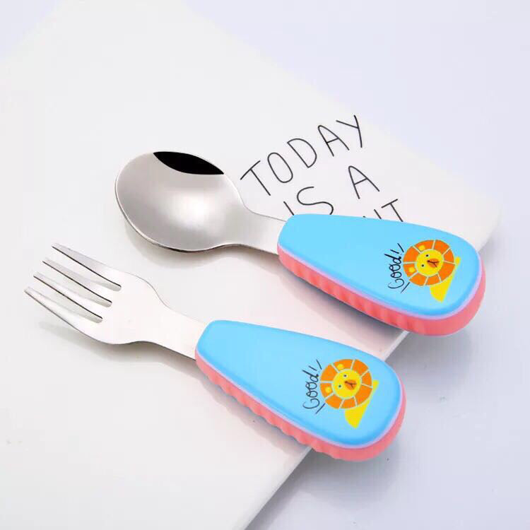 Happy Dragon - Little Hands Spoon and Fork (4550224904226)