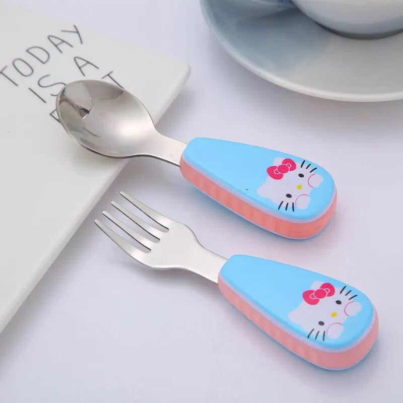 Happy Dragon - Little Hands Spoon and Fork (4550224904226)