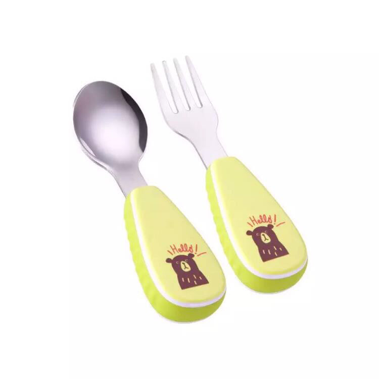 Happy Dragon - Little Hands Spoon and Fork (4550224904226)
