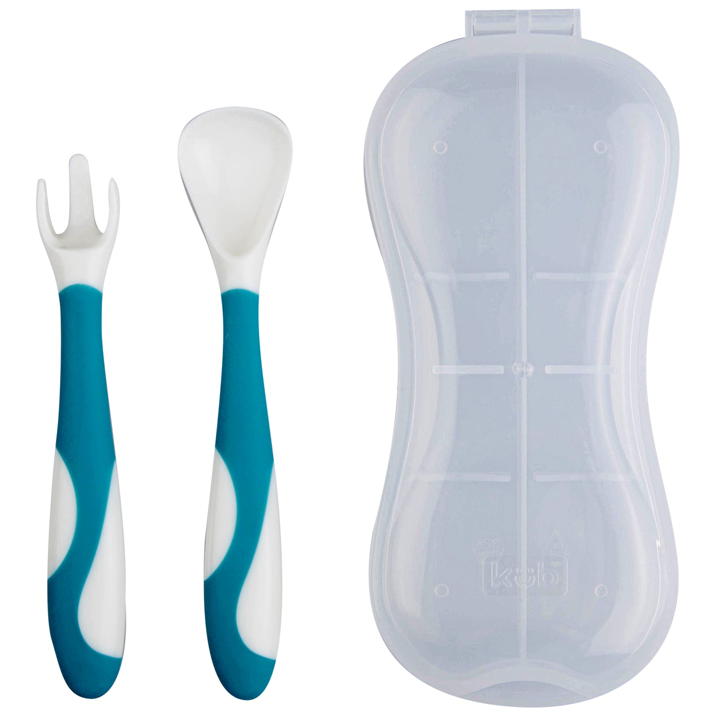 Baboo Basix - KUB Training Spoon & Fork Set (6541103595554)