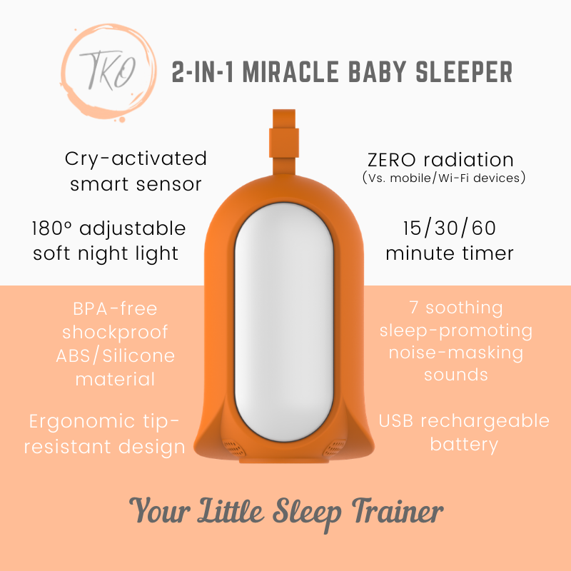 TKO - 2-in-1 Baby Soother Sound Machine (4839148847138)