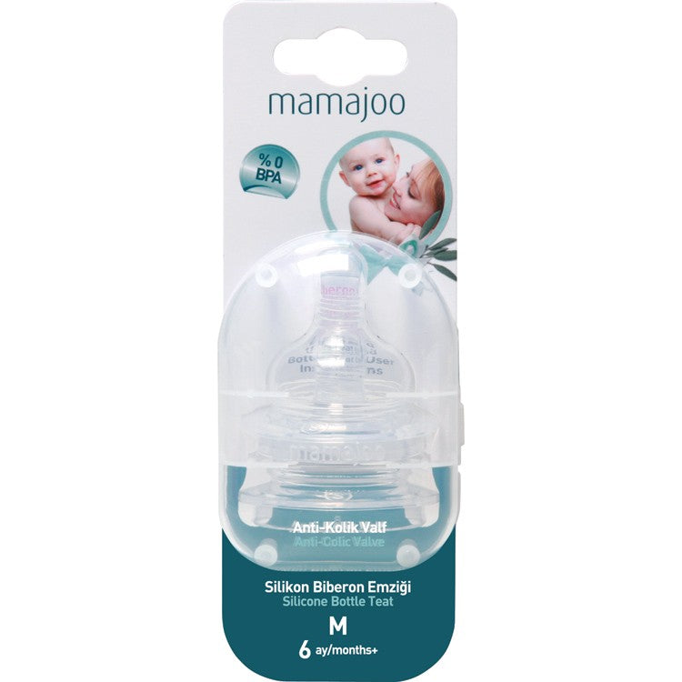 Mamajoo - Silicone Bottle Teats with Storage Box (4544957415458)