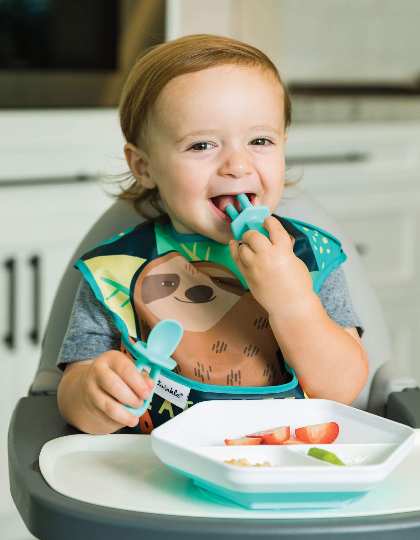 Tiny Twinkle - Silicone Training Utensils (4846068989986)