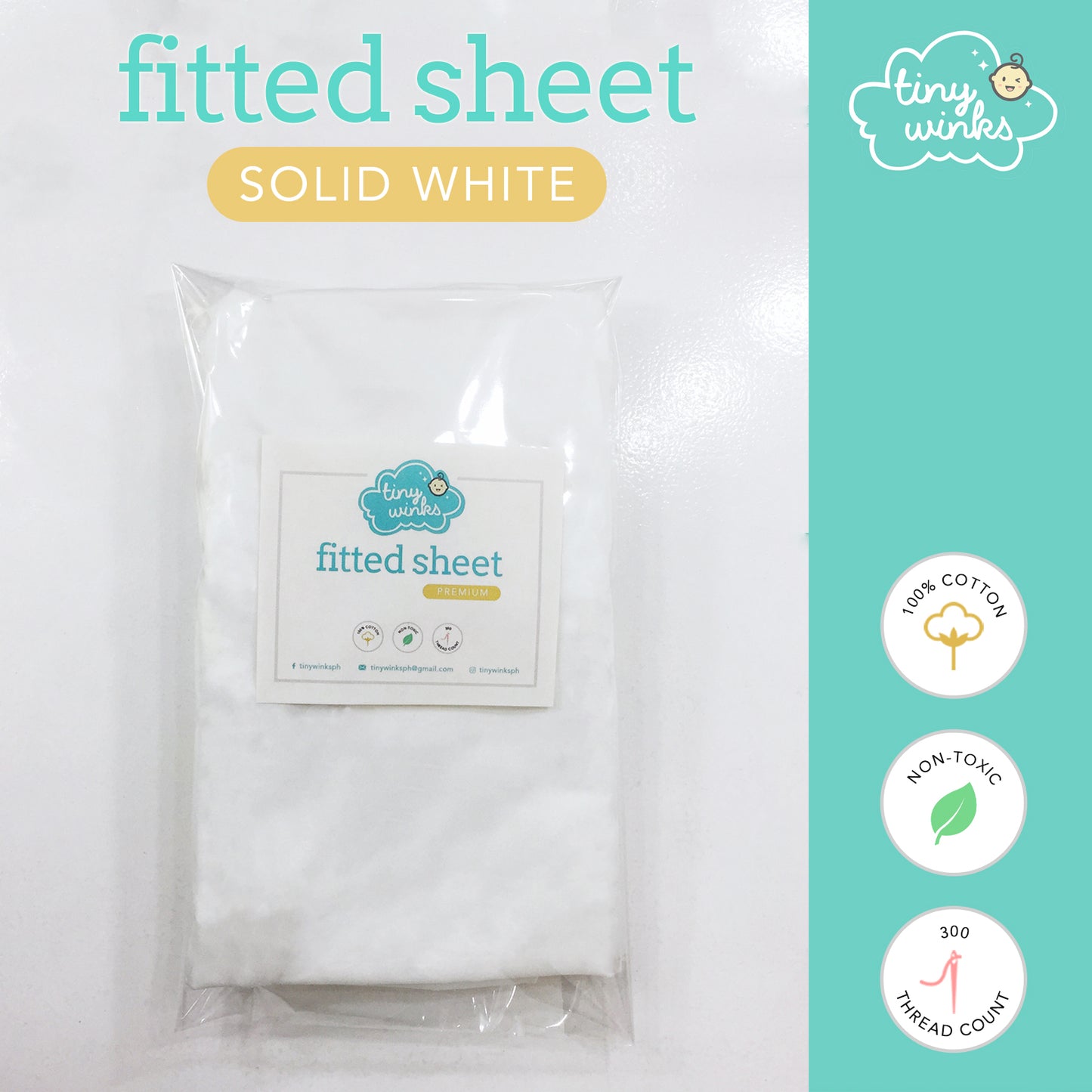 Tiny Winks - Crib Fitted Sheets (4511398887458)