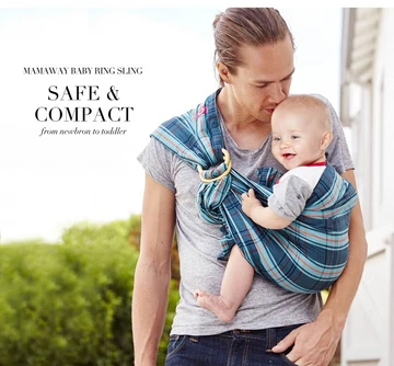 Mamaway Vintage Check Baby Ring Sling Momzilla PH