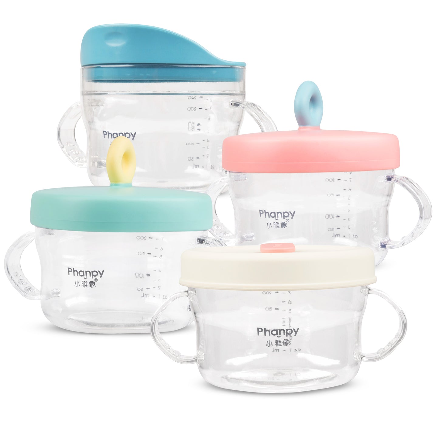 Baboo Basix - Phanpy Sip and Snack Cups Set (6551359324194)