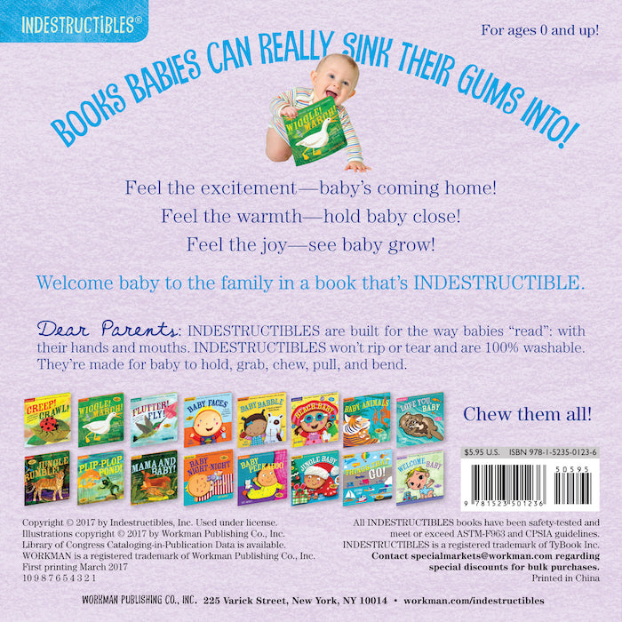 Indestructibles - Chew-proof Rip-proof Nontoxic 100% Washable Books (7072240238626)