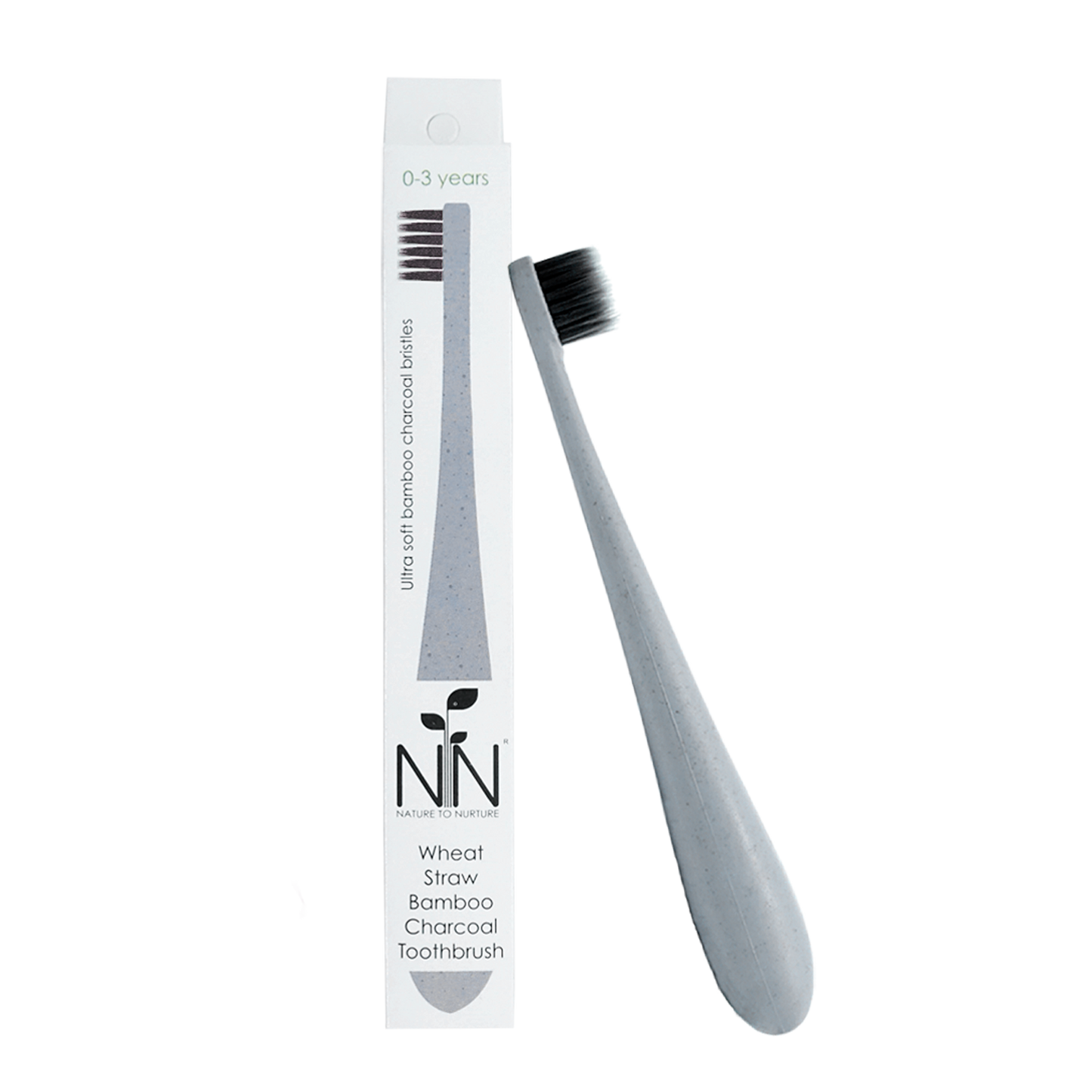 Nature to Nurture - Wheat Straw Bamboo Charcoal Toothbrush (4564301185058)