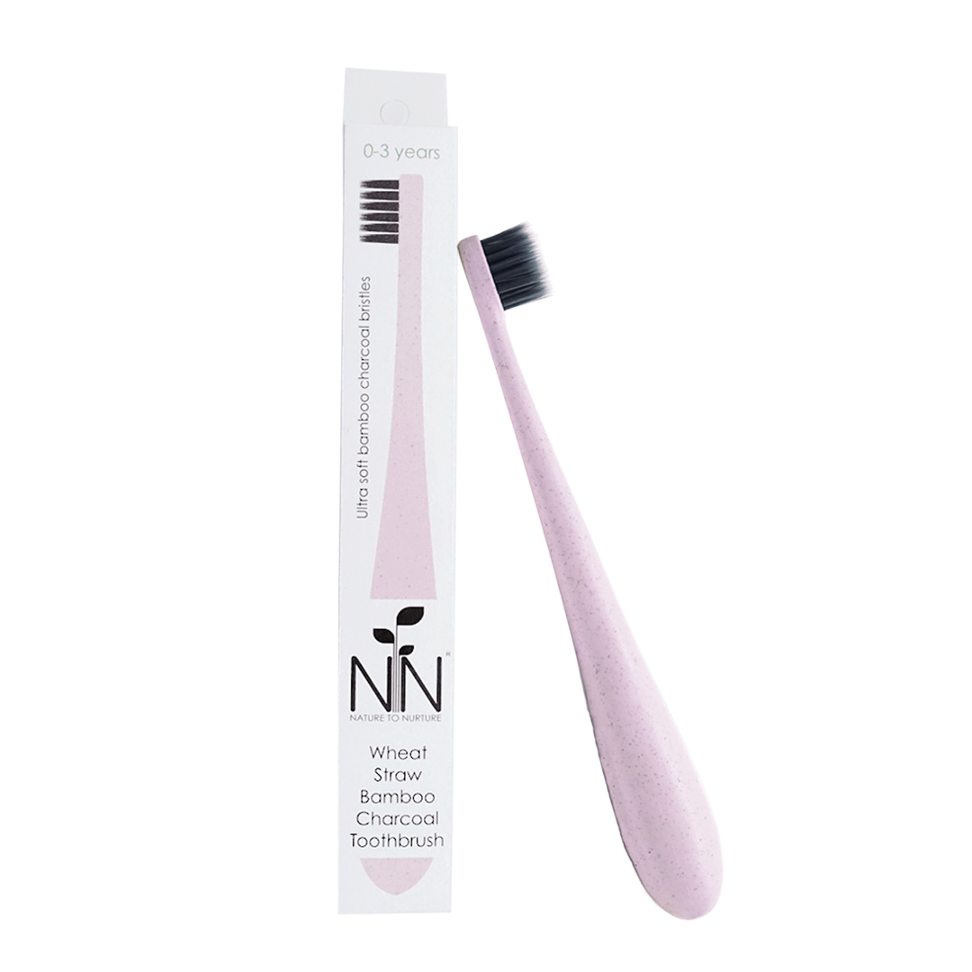 Nature to Nurture - Wheat Straw Bamboo Charcoal Toothbrush (4564301185058)