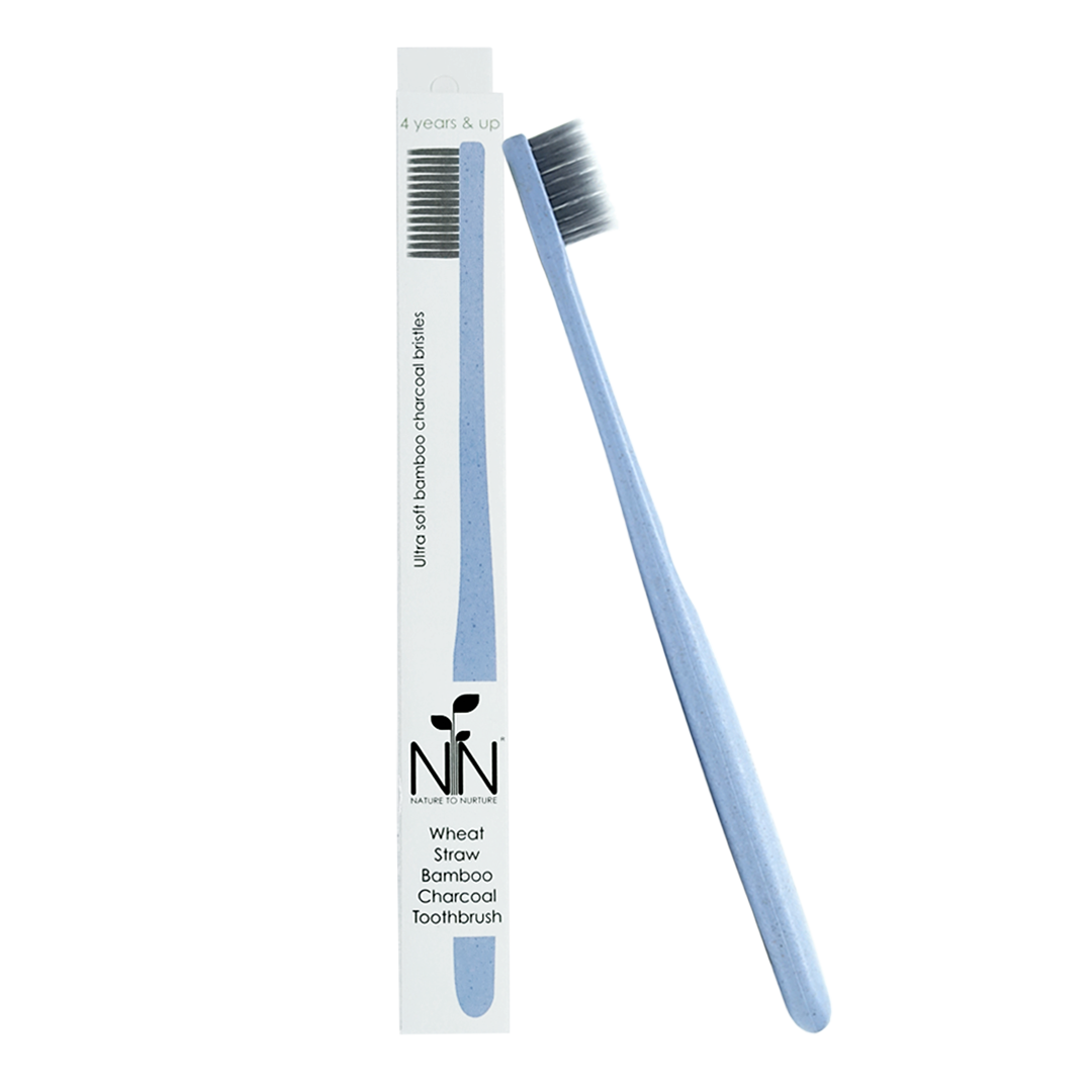 Nature to Nurture - Wheat Straw Bamboo Charcoal Toothbrush (4564301185058)